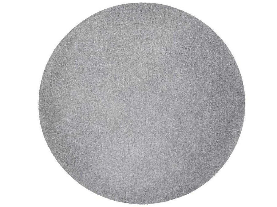 RugsX Tapijt Rond | Modern Tapijt Wasbaar Latio 71351060 Rond Zilverkleuring Cercle 120 Cm