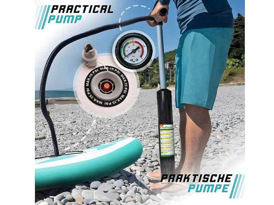 Vente-unique Watersport | Sup Board Nymphe 366 Cm - Mintgroen - Incl. Accessoires