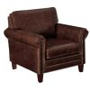 LINEA SOFA Fauteuil Leer | Fauteuil Cassandra Van Lived-In Leer - Bruin