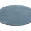 RugsX Tapijt Rond | Tapijt Rond Shaggy Micro Grijskleuring Cercle 100 Cm