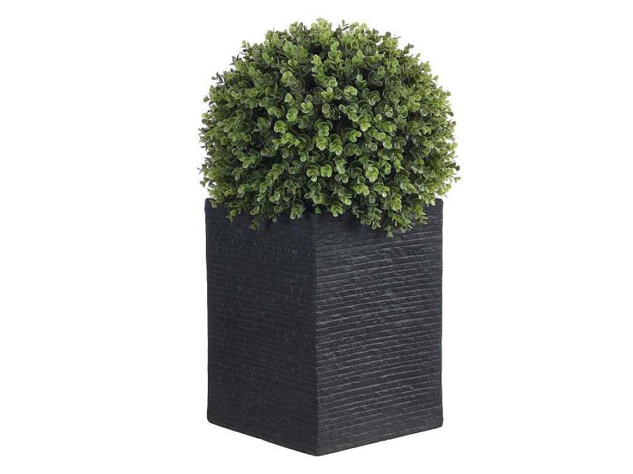 OZAIA Kunstplant | Ronde Kunstbuxus Met Pot - H66 X D40 Cm - Groen - Diava