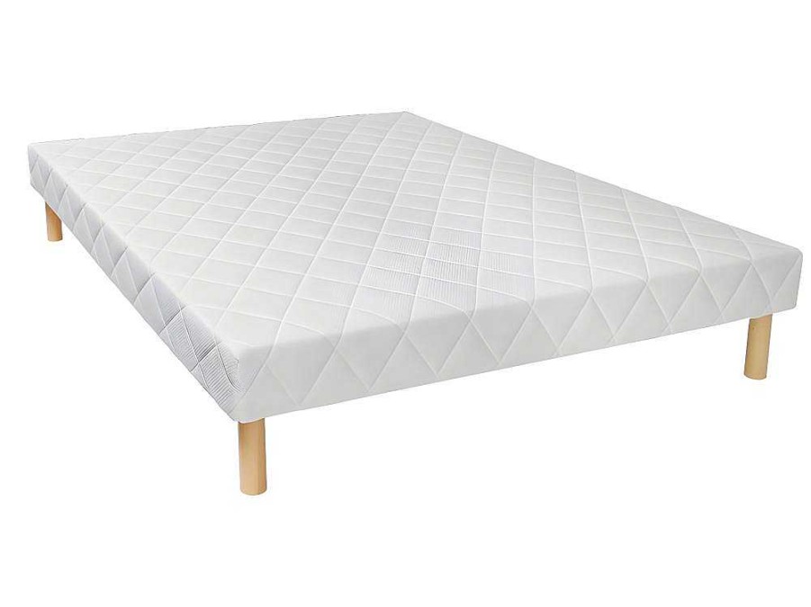 Ysmée Set Matras En Lattenbodem | Set 120 X 190 Cm Bedbodem + Matras Met Pocketveren - Ambracie Van Ysmee