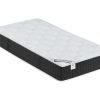 DREAMEA Elektrisch Relaxatiebed | Elektrisch Relaxbed Met Pocketveren En Vormgeheugenmatras Phanes Van Dreamea - Okin Motoren - Zwart 2 X 80 X 200 Cm