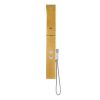 Shower & Design Douchekolom | Douchekolom Met Thermostaatkraan En Massagestralen Josta - Goud - 45 X 150 Cm