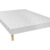 Ysmée Bedbodem | Decoratief Gewatteerde Bedbodem Met 14 Multiplex-Latten Panacea Van Dreamea - Wit - 140X190 Cm