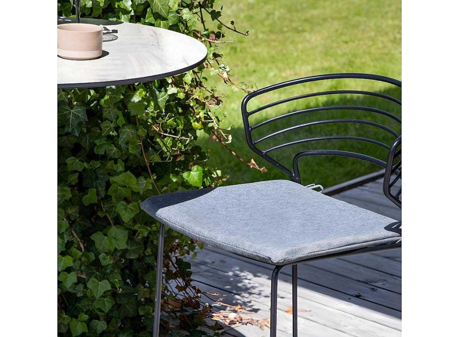 Vente-unique Tuinbar | Milano Tuin Bartafel O70Cm Grijs.