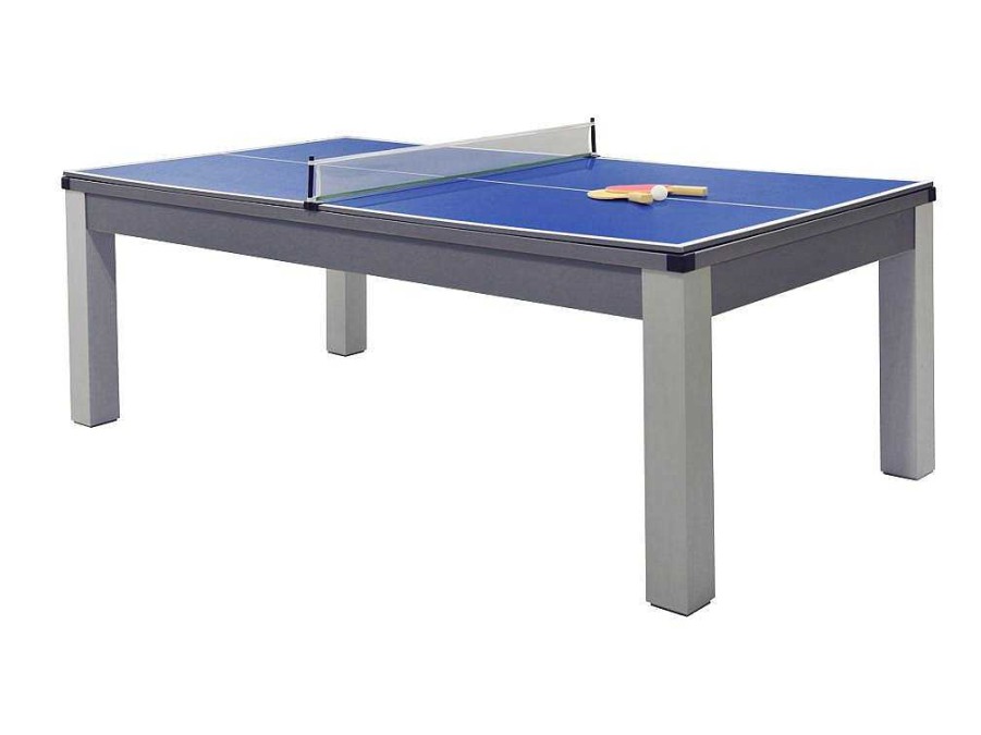 Vente-unique Spel Voor Binnen | Modulaire Tafel - Biljart En Pingpong Balthazar - 213 X 112 X 81,5 Cm - Grijs