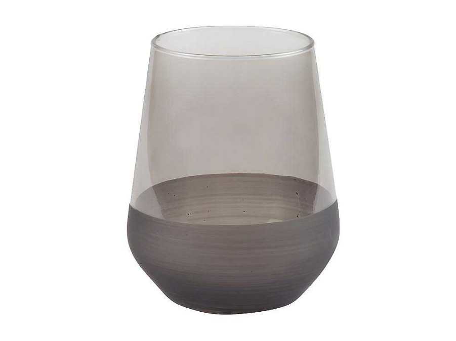 OZAIA Tafelservies | Set Van 6 Waterglazen 42,5 Cl - D. 6,8 X H. 11 Cm - Grijs - Grisua