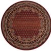 RugsX Tapijt Rond | Tapijt Polonia Rond Baron Bordeaux Cercle 200 Cm