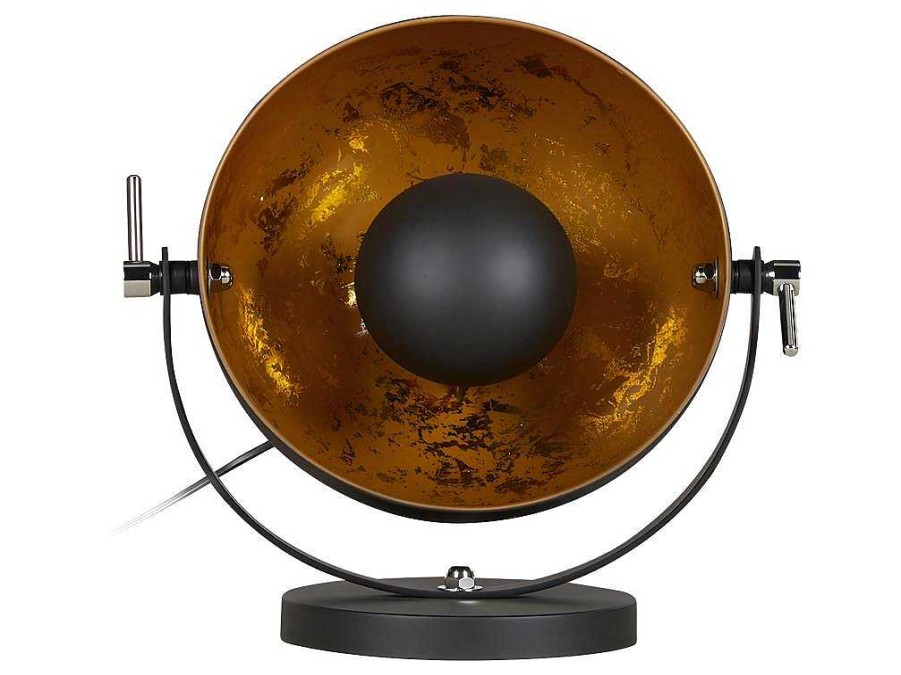 OZAIA Lamp | Industriele Lamp Movie - H37 Cm - Tweekleurig Goud En Zwart Van Het Merk Inside Art