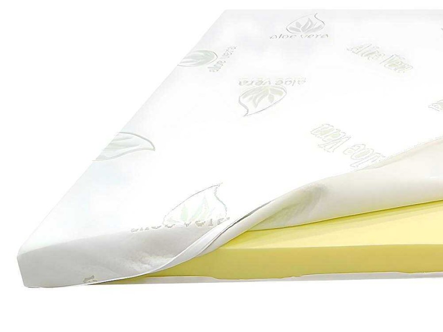 NATUREA Topmatras | Dekmatras Luxe Met Vormgeheugen Aloe Vera Van Naturea - 180 X 200 Cm