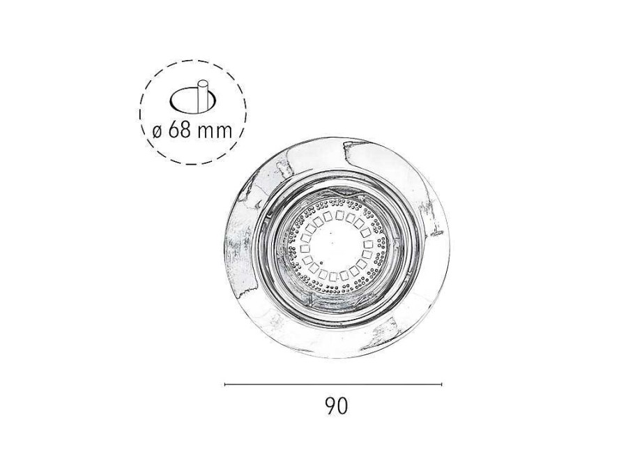 EPIKASA Tuinlamp | Juls Spot, Satijn, 9X9X0,45 Cm, Epikasa