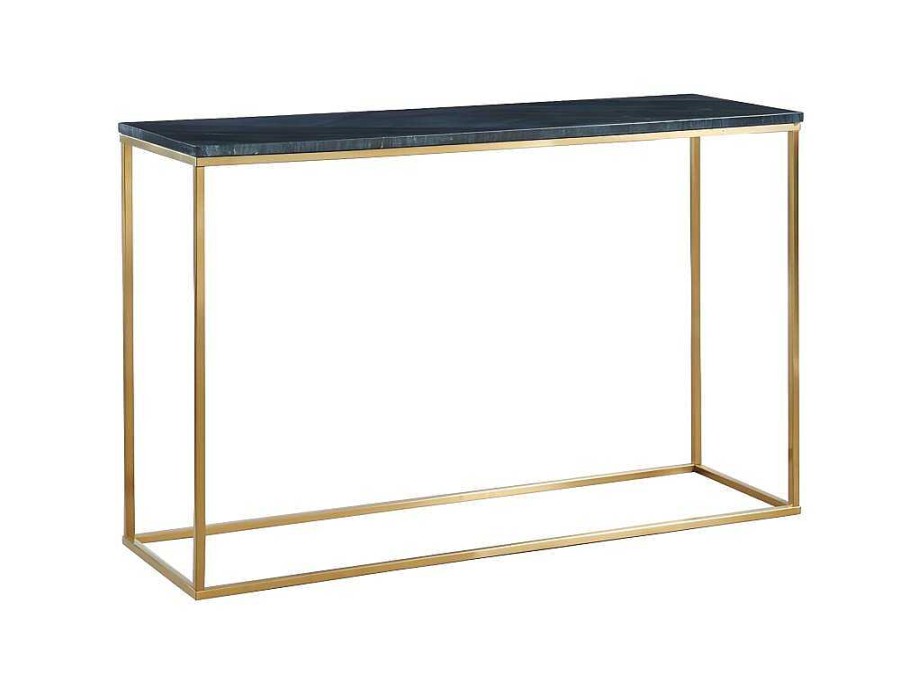 PASCAL MORABITO Sidetable | Design Sidetable Aretha - Marmer En Metaal - Zwart En Goudkleurig - Van Pascal Morabito