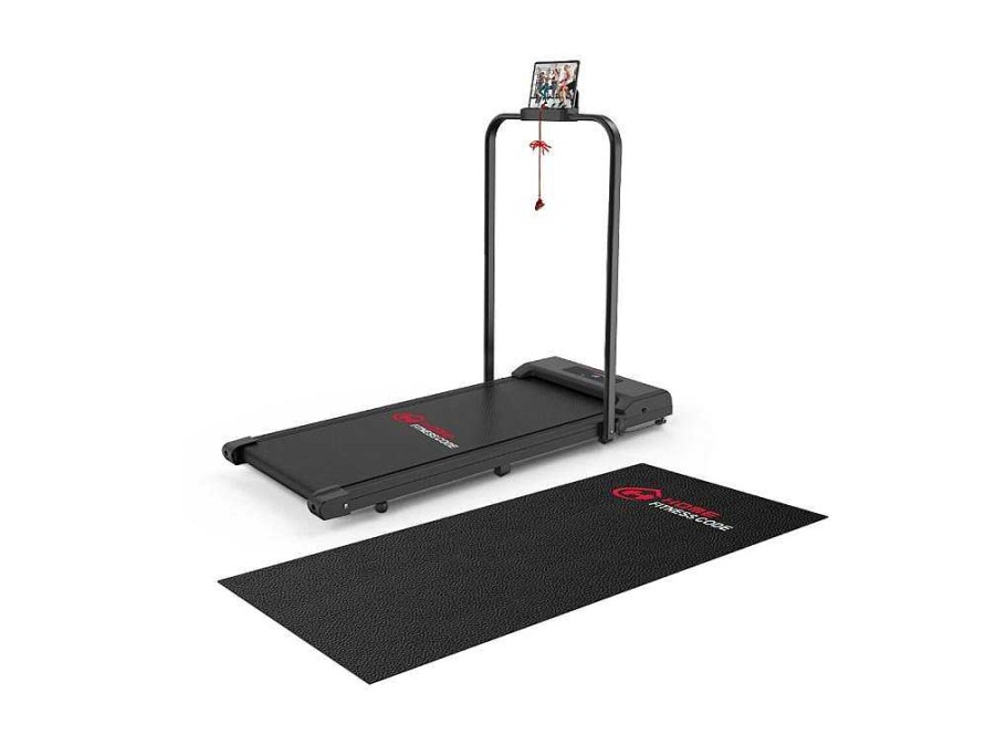 Vente-unique Fitness | 2 In 1 Elektrische Vouwpartij Met Lcd -Scherm Versterkt Frame Voor Thuiskantoor