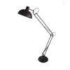 Vente-unique Staande Lamp | Gearticuleerde Staande Lamp Giant - Zwart - H182 Cm