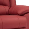 Vente-unique Relaxfauteuil | Relaxfauteuil Van Leer Aroma - Rood