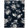 RugsX Groot Tapijt | Tapijt Gnab 60642734 Bloemen , Rozekleuringe Blauw / Wit 140X200 Cm