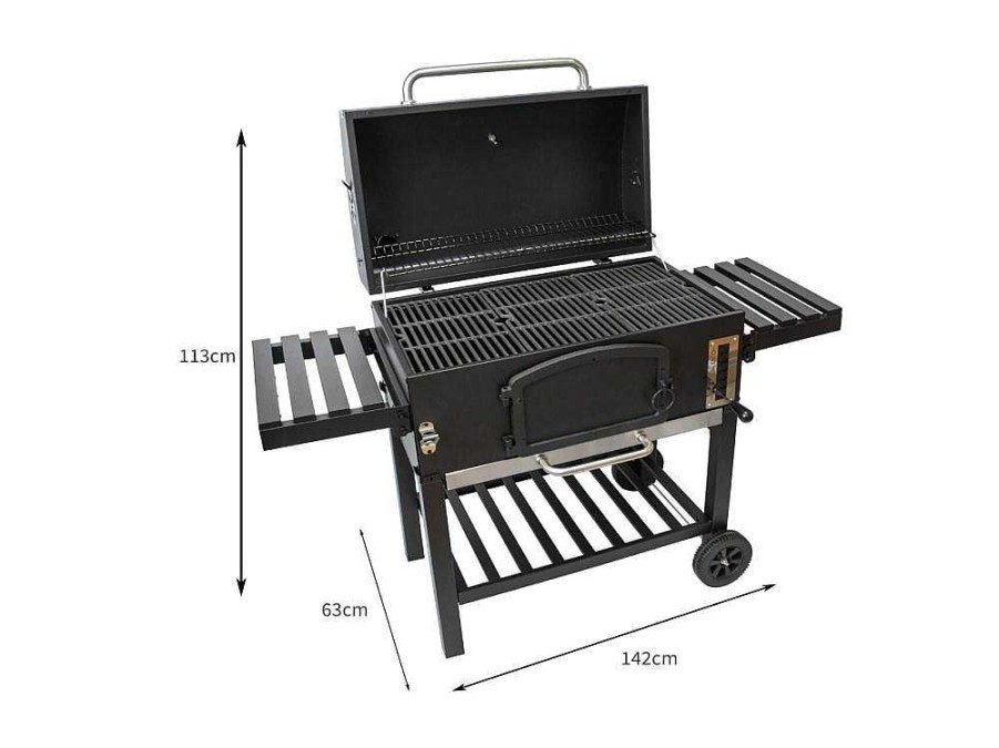 Monstershop Buitenkeuken | Bbq Grill Rookoven - Xxl - Zwart