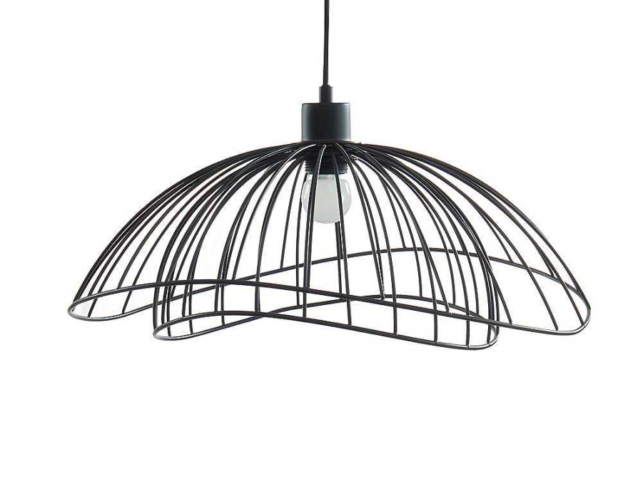 OZAIA Hanglamp | Hanglamp Met Draden Mania - Ijzer - 47 X 47 X 120 Cm - Zwart