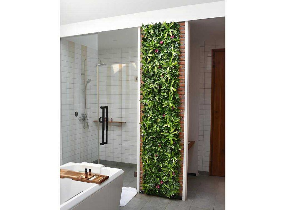 Vente-unique Plantenwand | Plantenwand Ikaz - Set Van 1 M - Groen