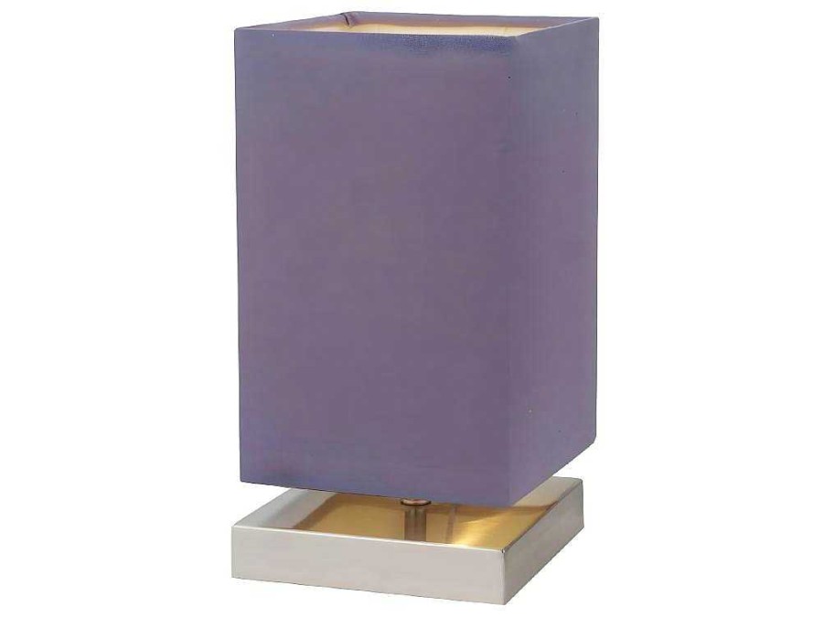 EPIKASA Lamp | Nanga Tafellamp, Violet, Satijn, 12X12X25 Cm, Epikasa