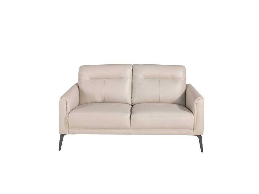 Angel Cerda Zitbank | 2-Zitsbank In Taupe Rundleer 6137 Angel Cerda