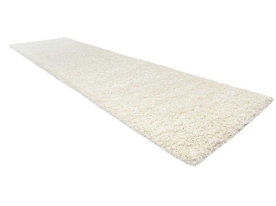 RugsX Tapijt Hoogpolig | Tapijt, Vloerbekleding Soffi Shaggy 5Cm Creme - Voor Keuken, Naar De 70X250 Cm