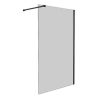 Shower & Design Douchewand | Wand Voor Inloopdouche Malika - 140 X 200 Cm - Grijs Glas