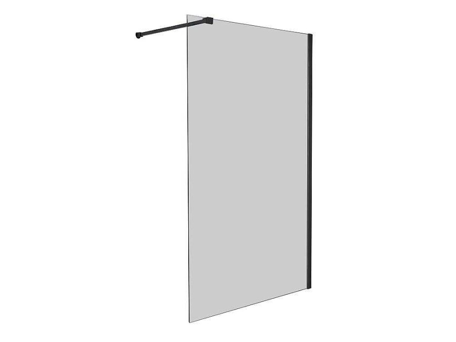 Shower & Design Douchewand | Wand Voor Inloopdouche Malika - 140 X 200 Cm - Grijs Glas