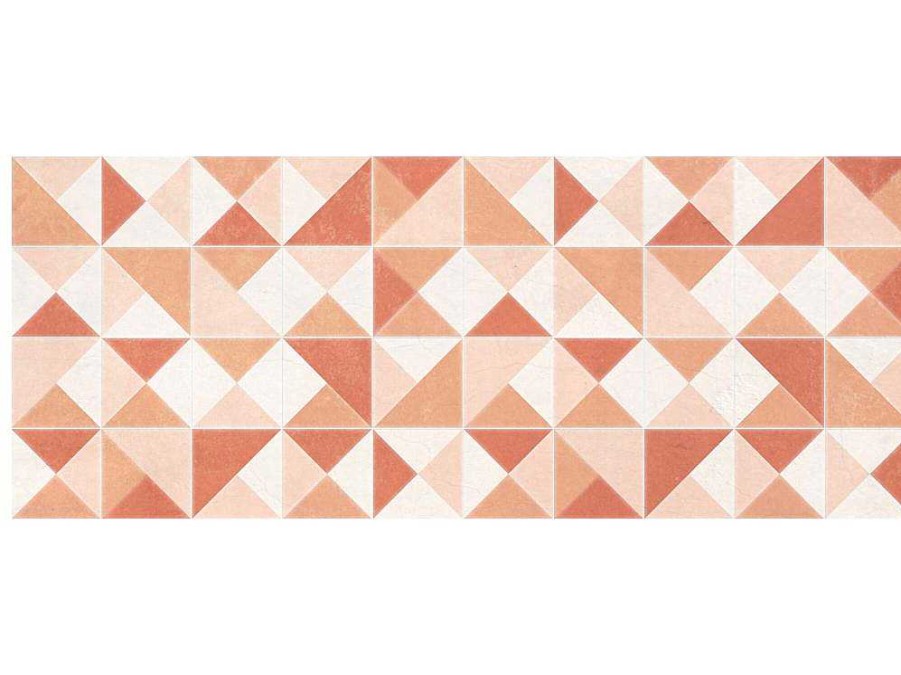 OZAIA Gangtapijt | Geometrisch Gangtapijt Van Vinyl - 66 X 160 Cm - Oranje - Myrala