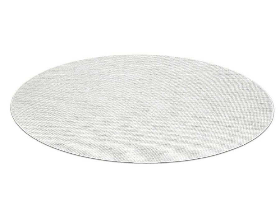 RugsX Tapijt Rond | Vloerkleed Casablanca Plus Rond Creme Eenkleurig, Lus Cercle 80 Cm