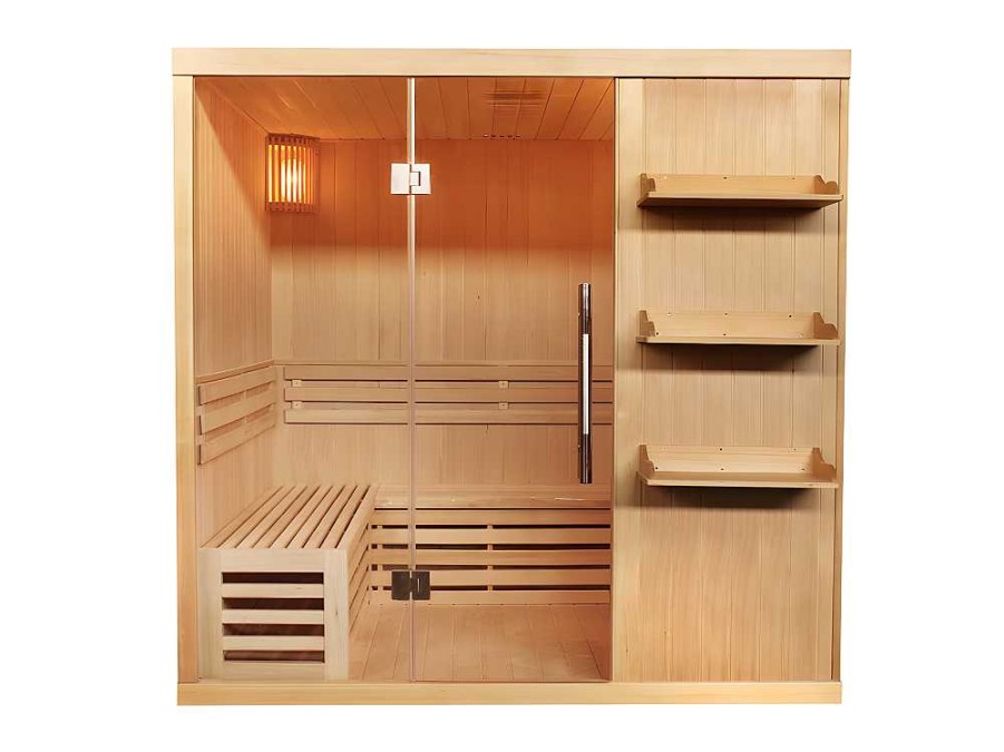 VOGUE SAUNA Finse Sauna | Traditionele Sauna 4/5 Persoons Van Faborg - 200 X 180 X 200 Cm