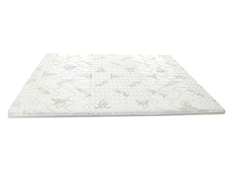 NATUREA Topmatras | Dekmatras Met Vormgeheugenschuim Aloe Vera Van Naturea - 140 X 190 Cm