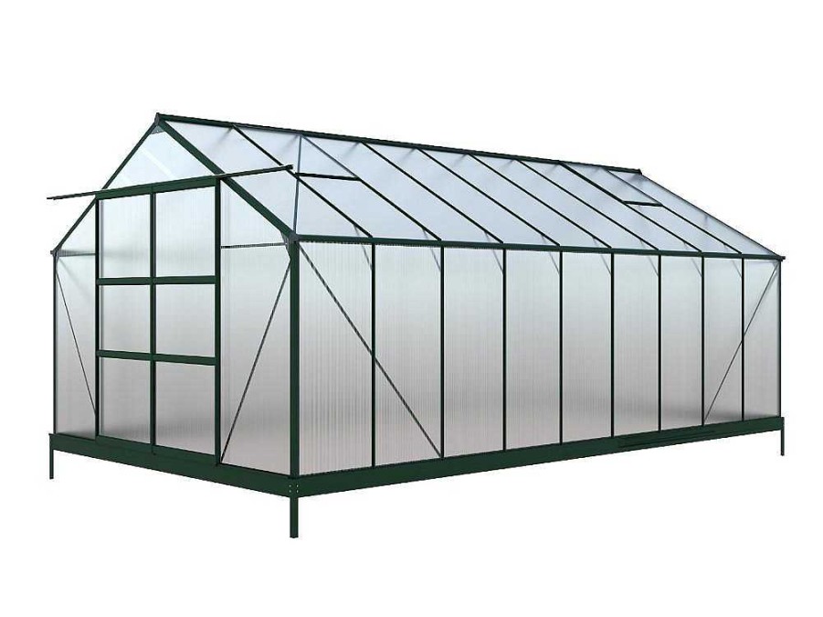 EXPERTLAND Tuinkas | Tuinkas Van Polycarbonaat 16,8 M Ixora Met Basis