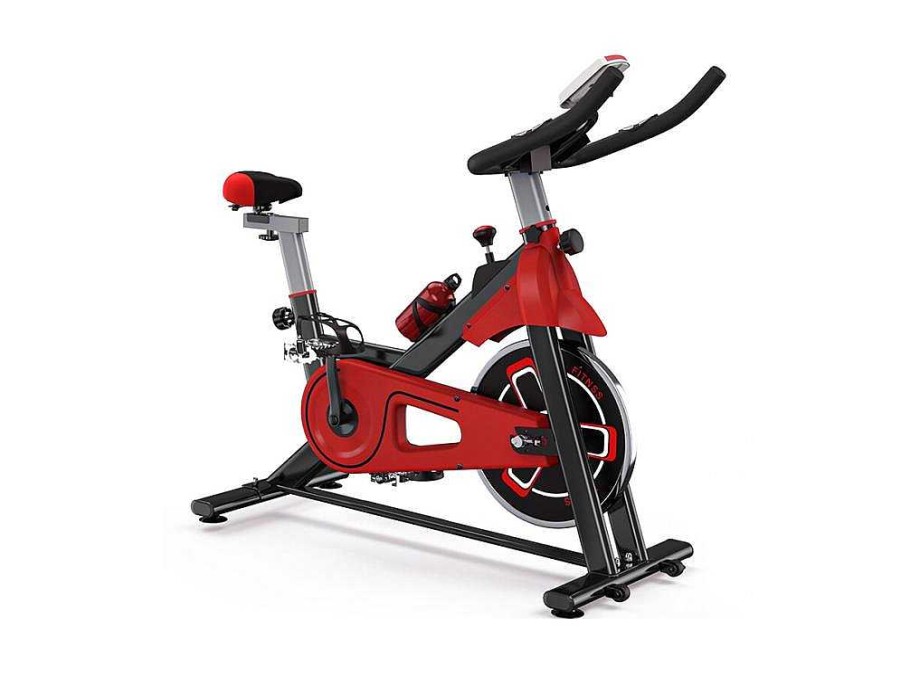 Vente-unique Fitness | Spin Bike Met Verstelbare Zitting En Stuur, Hometrainer Met Verstelbare Weerstand En Lcd Display