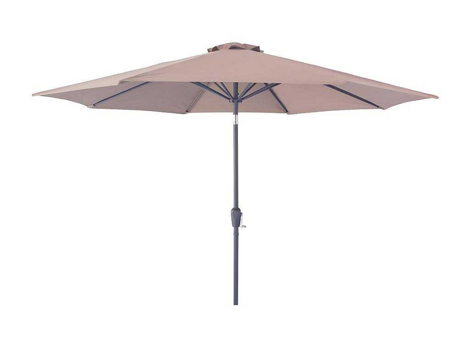 Vente-unique Parasol | Houston Parasol O300Cm Met Kantelfunctie, Lift Zandkleurig.