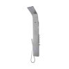 Shower & Design Douchekolom | Thermostatische Douchekolom Met Massagestralen, Ledverlichting En Bluetooth - L20 X H165 Cm - Zilverkleurig - Chakra V