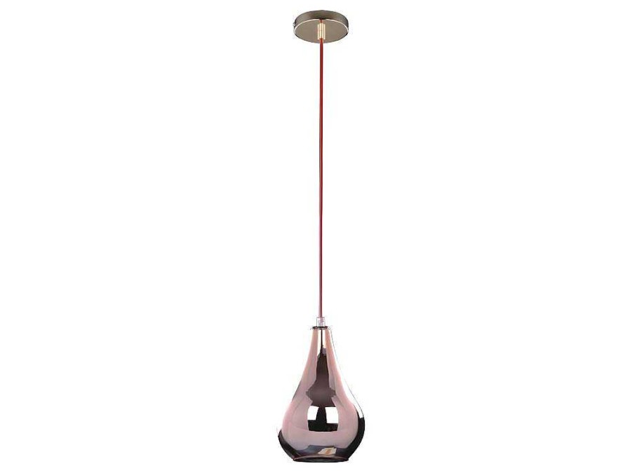 EPIKASA Aanbiedingen: Woonaccessoires | Universe Hanglamp, Koper, Goud, Rood, 16X16X130 Cm, Epikasa