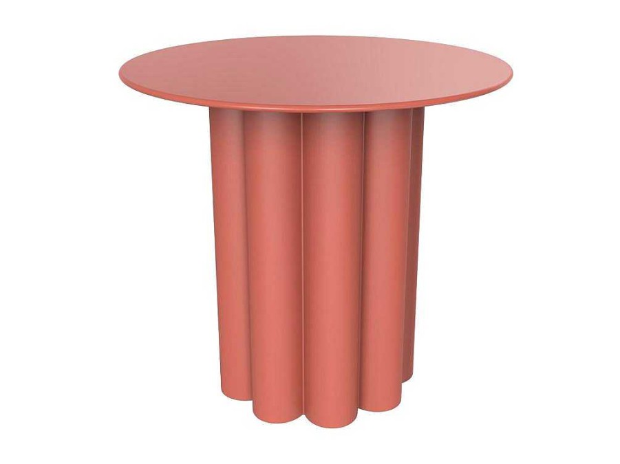 Vente-unique Bijzettafel | Bijzettafeltje Van Metaal - Terracotta - Gavopi