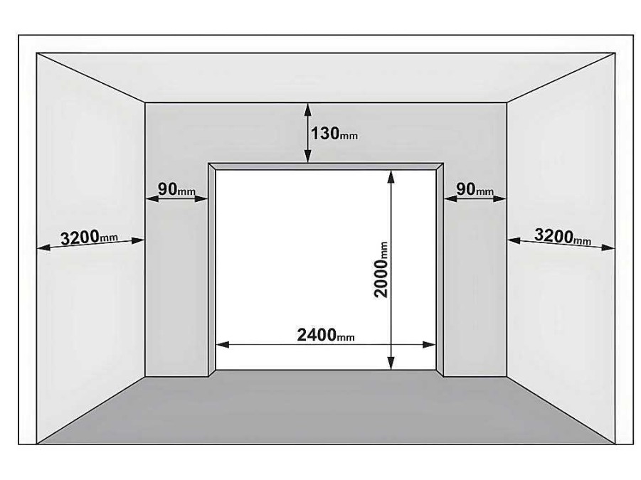 Vente-unique Garagedeur | Sectionale Garagedeur Met Glad Effect En Centrale Witte Loopdeur Met Motor - Lavega