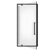 Shower & Design Douchewand | Draaibare Douchedeur Van Matzwart Metaal - Industriele Stijl - 80 X 195 Cm - Tamri