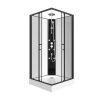 Shower & Design Douchecabine | Hoekdouchecabine Met Massagefunctie - L80 X B80 X H225 Cm - Kivora