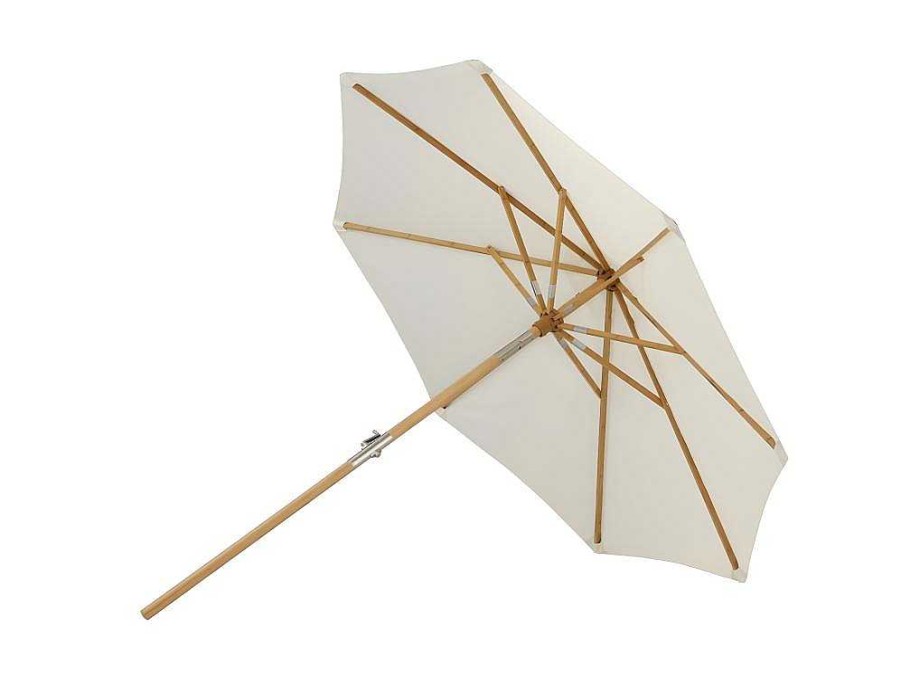 Vente-unique Parasol | Cerox Parasol Met Kantelfunctie Wit.