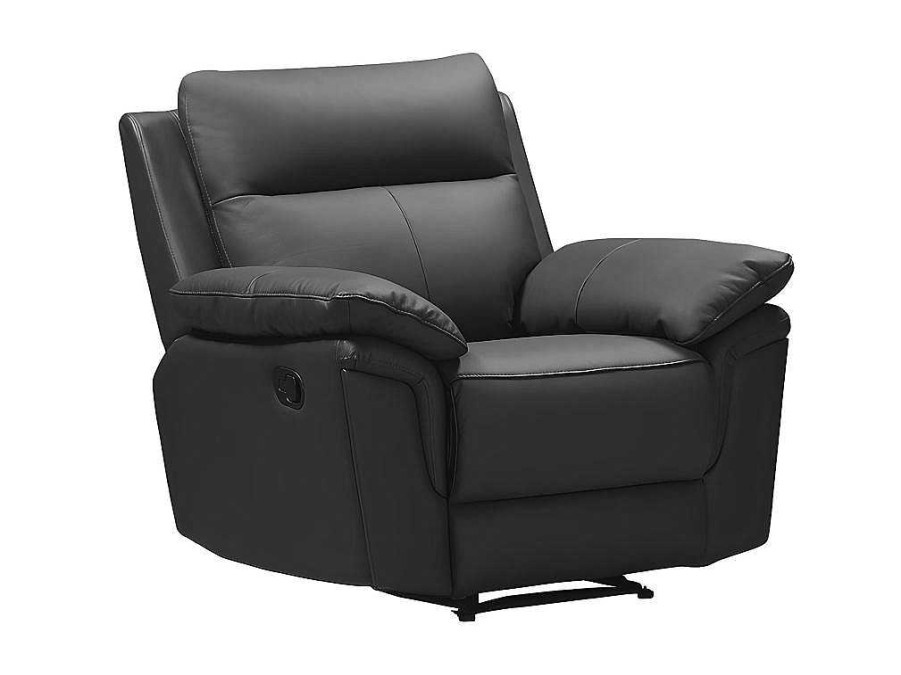 Vente-unique Relaxfauteuil | Relaxfauteuil Van Buffelleer Pakita - Zwart