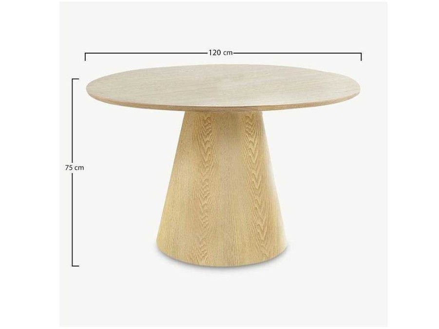 House Nordic Eettafel | Bolton Eetkamertafel O120Cm Naturel.