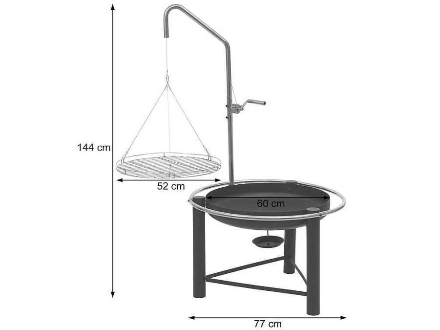 Vente-unique Buitenkeuken | Bbq Draaigrill Mcw-K92,