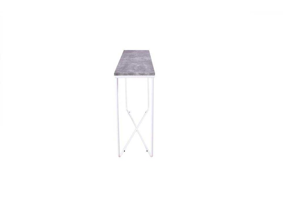 Vente-unique Sidetable | Palace Sidetable 30X110 Cm Beton Decor, Wit.