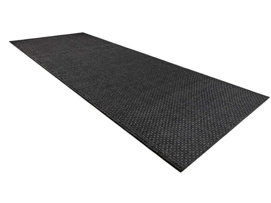 RugsX Tapijt Voor Buiten | Sisal Tapijt, Loper Timo 0000 Buitenshuis Zwart 70X250 Cm