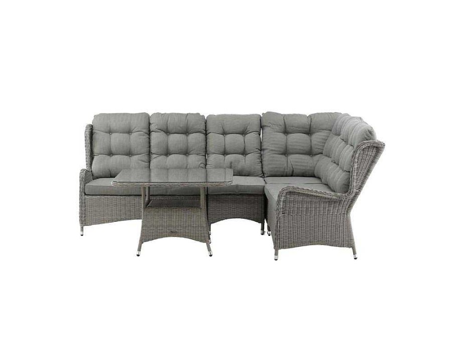 Vente-unique Loungeset | Washington Loungeset 2 Delen Grijs,Grijs.