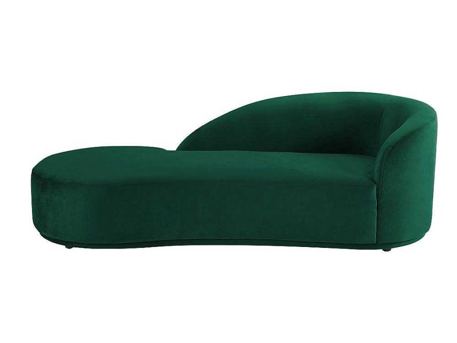 PASCAL MORABITO Chaise Longue | Linkse Chaise Longue Met Bekleding In Groen Fluweel Lonigo Van Pascal Morabito